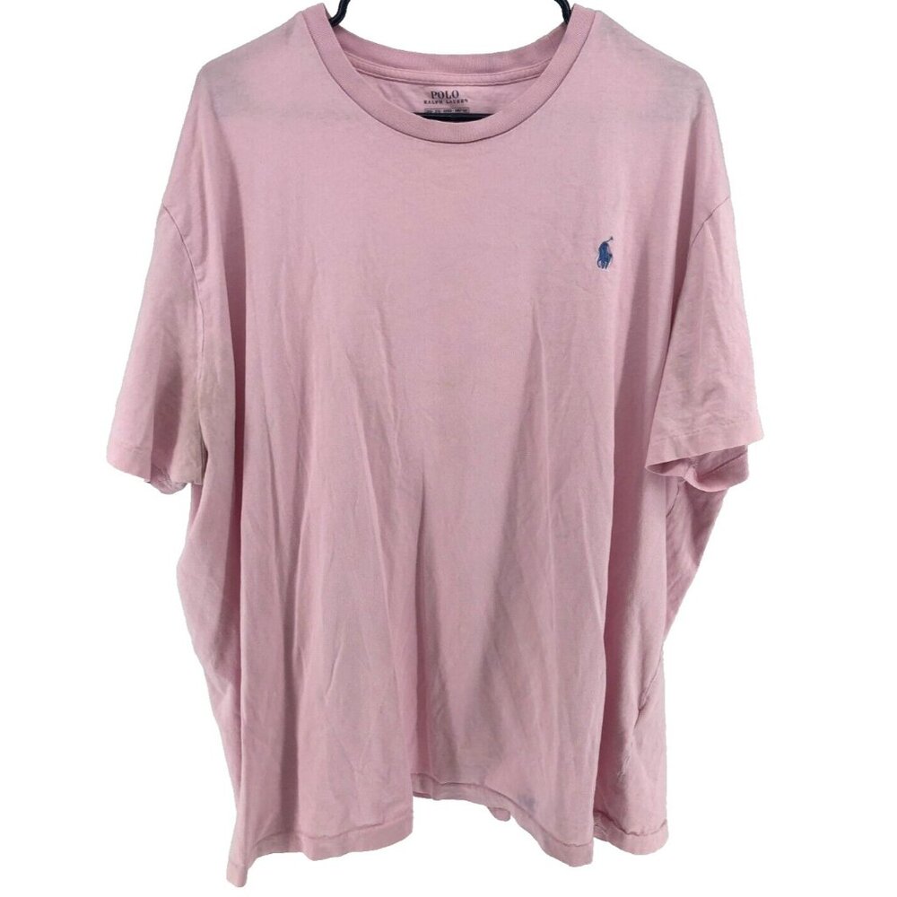 Polo Ralph Lauren Short Sleeve T-Shirt Men's Size 3XL Pink